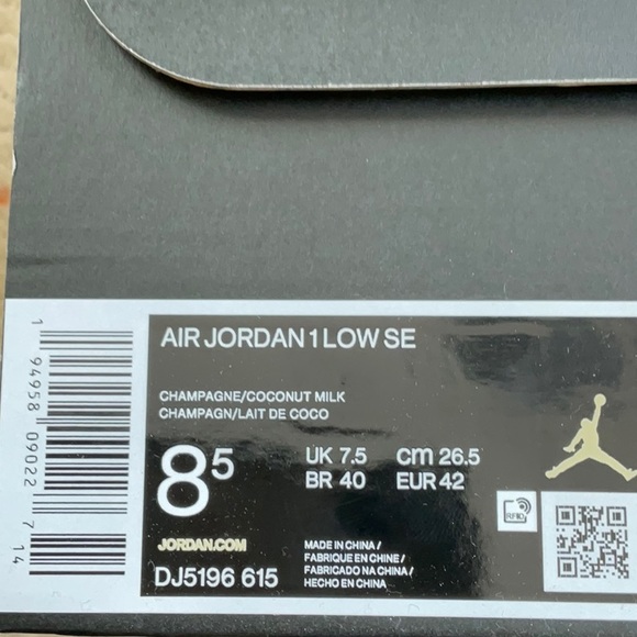 AIR JORDAN 1 LOW SE MENS EASTER PASTEL - Picture 6 of 7